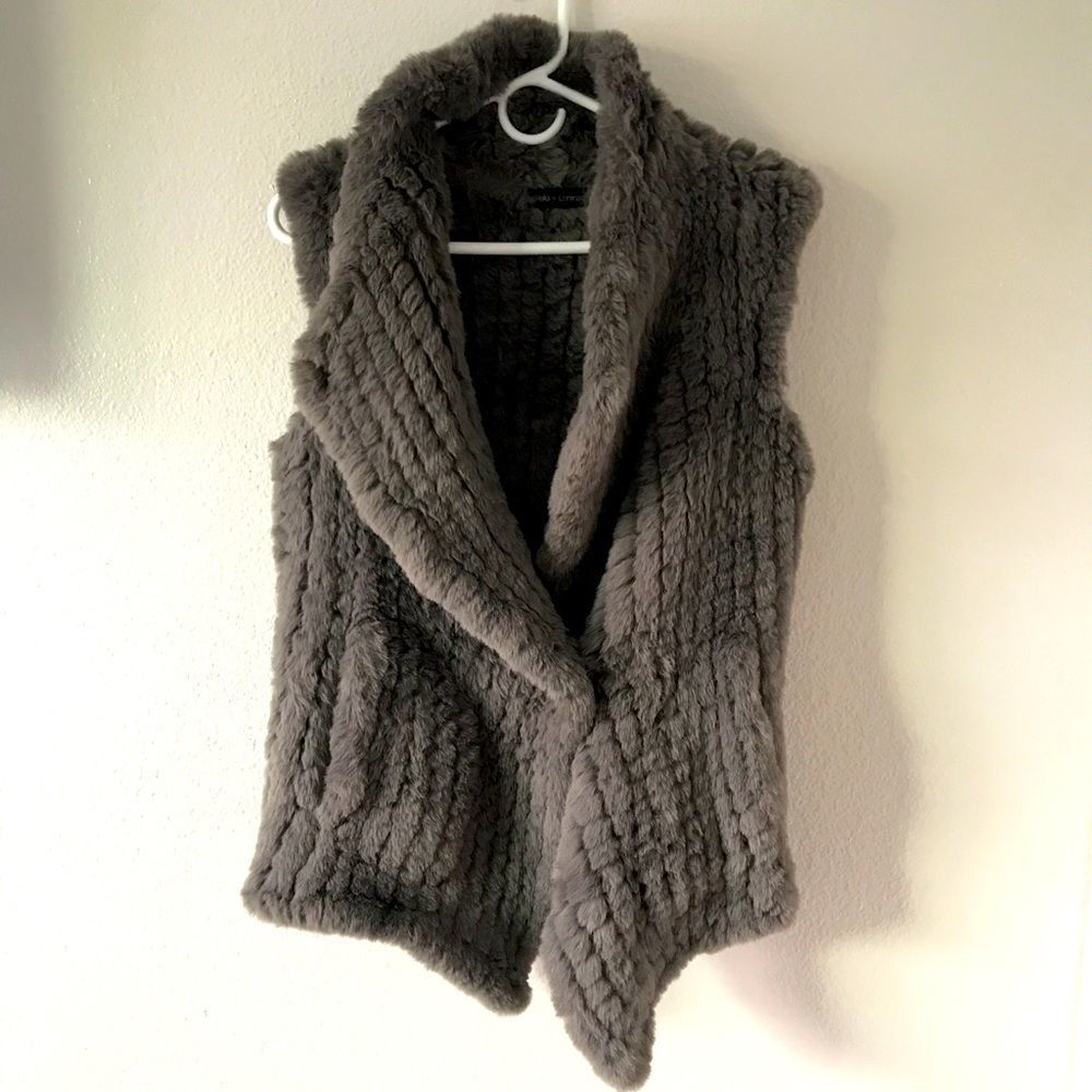 Stella & Lorenzo faux fur vest